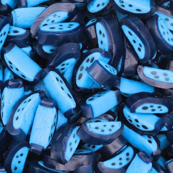 Blue Raspberry Liquorice Slices 100g