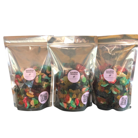 3 x 1KG Pouches - All Jelly