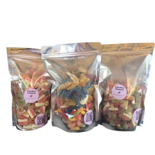 3 x 1KG Pouches - All Fizzy