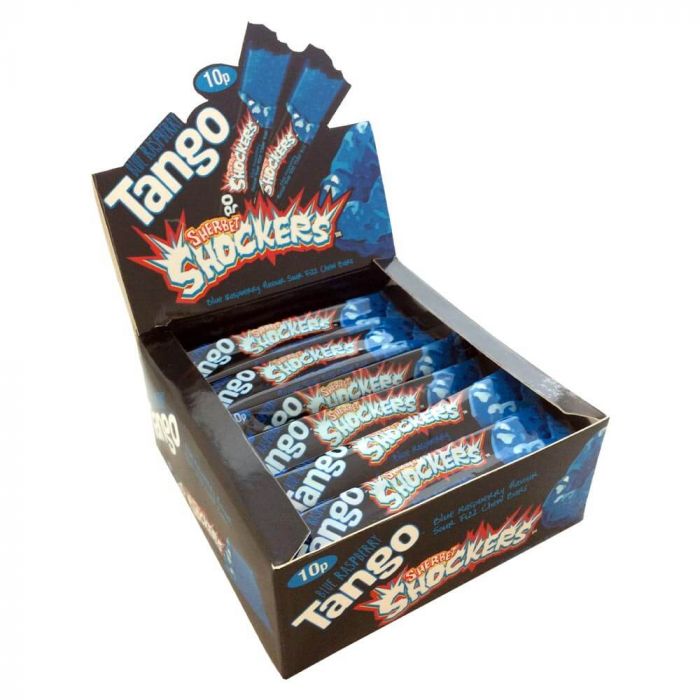 Tango Shockers Blue Raspberry Chew Bars (Veg) 4 Pack — Crazy Candy Co