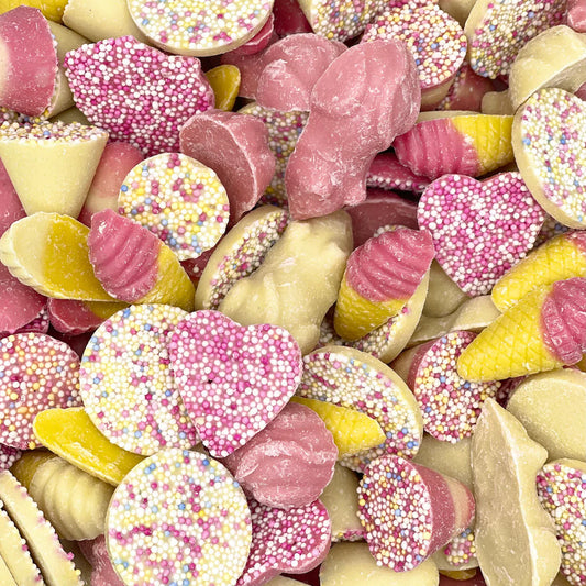 Pink and White Chocolate Mix