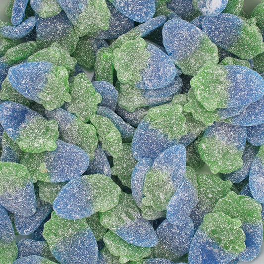 Vegan Fizzy Blue Raspberries Sweets 100g Pack
