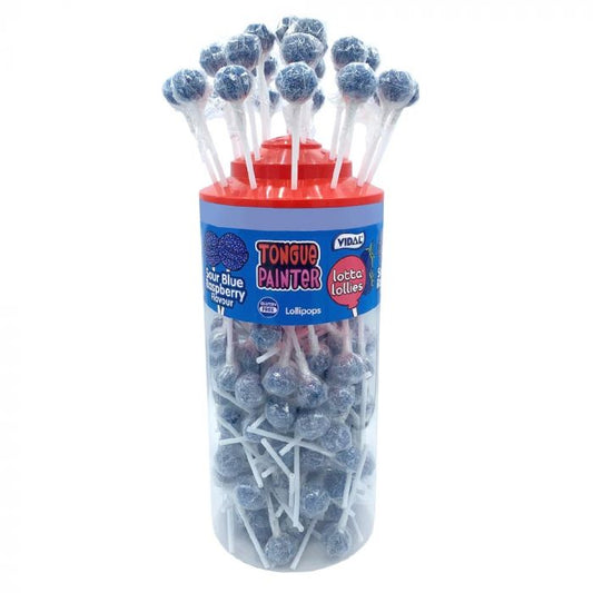 Blue Raspberry Lollipops